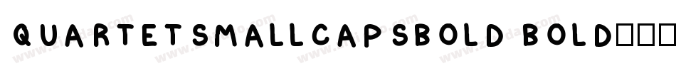 QuartetSmallcapsBold Bold字体转换